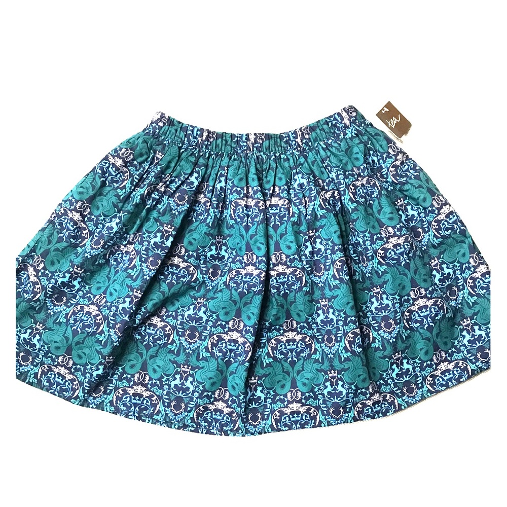 NWT Girls Tea Collection Dragon Skirt Size 10